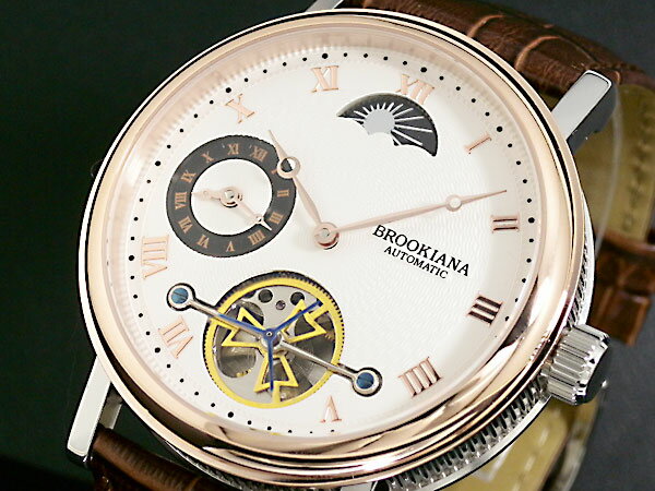 ブルッキアーナ BROOKIANA 腕時計 自動巻き BA1655-PG 【送料無料】　機械式【楽ギフ_包装】【送料無料】日本でも、知名度、人気とも上昇中の大注目ブランドです。