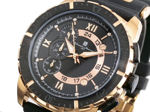 サルバトーレマーラ 腕時計 特殊クロノグラフ SM9032-PGBK 【送料無料】