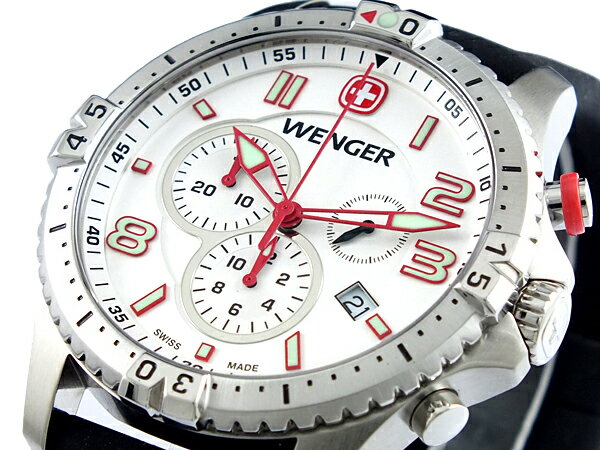 ウェンガー WENGER スクアドロン クロノ 腕時計 77050 【送料無料】　クロノグラフ