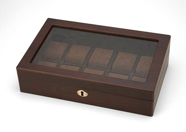 Wooden Watch Case 木製ウォッチケース（10本用） 856-121 【送料無料】