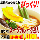 メール便【送料無料】スーパー1000企画スープカレー乾麺うど...