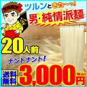 ツルンときた~っ!イイ男・純情派麺20人前セットが⇒!3,000円!【送料無料】