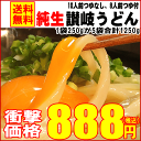 800万食突破の激ウマ讃岐うどんナント10人前（250g×5袋）888円本場の純生さぬきうどんメール便香川県の本場讃岐うどん！10人前つゆなし、8人前つゆあり純生讃岐うどん並切麺！