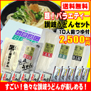 【送料無料】超！バラエティー讃岐うどん（10人前）