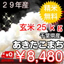 【29年産】千葉県産あきたこまち玄米25kg(10kg×2袋...