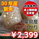 【30年産 新米入荷!】千葉県産コシヒカリ 玄米5kg送料無...