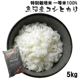 新米 令和3年産 特別栽培米(減農薬・減化学肥料)一等米100% 新潟県魚沼産コシヒカリ5kg