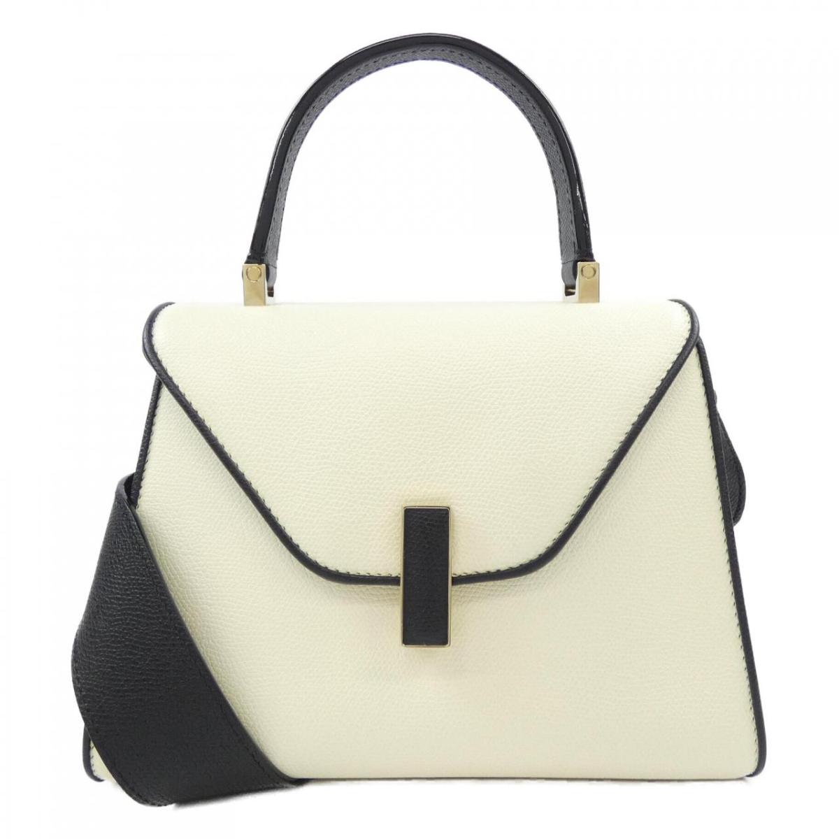 ヴァレクストラ VALEXTRA イジィデ ISIDE キアロスクーロ WBES0053028LOC99MCL BAG【中古】