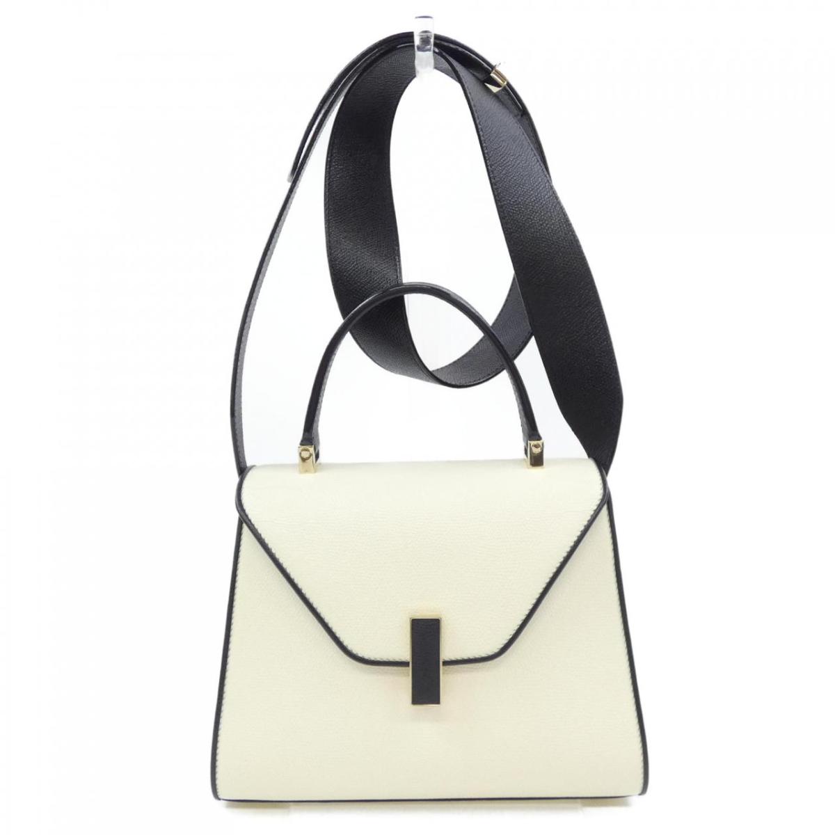 ヴァレクストラ VALEXTRA イジィデ キアロスクーロ ISIDE CHIAROSCURO WBES0033028LOC99 BAG【中古】