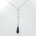 ルカ カラーティ フラワー オニキスネックレス【中古】