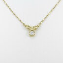 K18YG ダイヤモンドネックレス【中古】 【店頭受取対応商品】
