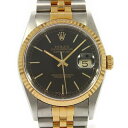ロレックス 16233 デイトジャスト SSxYG 自動巻
