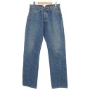 カトー KATO` パンツ デニム ジーンズ ストレート ボタンフライ 28 青 /HA ■CA メンズ 【中古】【ベクトル 古着】 180810 ブランド古着ベクトルプレミアム店