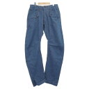 カトー KATO` パンツ デニム ジーンズ ブーツカット ボタンフライ 26 青 /HA ■CA メンズ 【中古】【ベクトル 古着】 180810 ブランド古着ベクトルプレミアム店