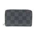 ルイヴィトン ダミエ グラフィット ジッピー コインパース N63076 コインケース【中古】