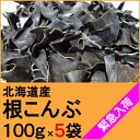 北海道道南産 真こんぶの根昆布 100g×5袋【こんぶ】【水】【昆布水】【健康水】【元気】【根こんぶ】