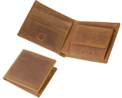 セトラー［SETTLER］OW1563*ウォレットコイン【WALLET/COIN】【2つ折り財布】【ワンワールド】【カウハイド】【本革】【カードケース】【小銭入れ】【ホワイトハウスコックス】【フルグレインカウハイド】【フルベジタブルタンニング】