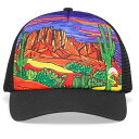 サンデーアフタヌーン アーティストシリーズトラッカーキャップ sdaftnS2A04551 ユニセックス/男女兼用 帽子 SW DESERT TRUCKER 557サウスウエストデザート