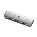 サンワサプライ USB2.0ハブ（シルバー）製品型番：USB-HUB223SV