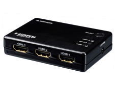 グリーンハウス HDMIセレクタ Input3+Output1ポート製品型番：GH-HSW301