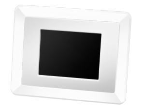 グリーンハウス 3.5インチ デジタルフォトフレーム クリア (フレーム3色付)製品型番：GHV-DF35CW