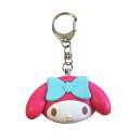 マイメロディ マスコット防犯ブザー 大音量 お知らせブザー(ビビッドピンク)MY MELODY マイメロ キャラクター 防犯アラーム 防犯グッズ カワイイ グルマンディーズ SAN-412VPK