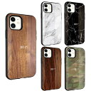 iPhone 11 6.1インチ iPhone11 対応 ケース カバー IIIIfit PREMIUM イーフィットプレミアム ハイブリッドケース プレミアムシリーズ 衝撃吸収 ストーン ウッド カモフラージュ グルマンディーズ IFT-46