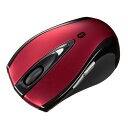 Bluetoothレーザーマウス レッド Bluetooth 3.0の省エネ設計。インターネットもサクサク使える5ボタンBluetoothレーザーマウス サンワサプライ MA-BTLS23R