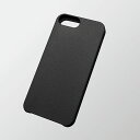 iPhoneSE/5s/5 アイフォンSE/5s/5 ケース/カバー シリコンケース グリップ ブラック エレコム PS-A12SCRBKN
