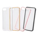iPhone7 2016年9月モデル 4.7インチ アイフォン7 ケース/カバー アルミバンパー+背面パネル(クリア) レイアウト RT-P12AB