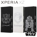 Xperia XZ SO-01J/SOV34 エクスペリアXZ ケース/カバー STAR WARS スター・ウォーズ 手帳型ケース ホットスタンプ レイアウト RT-RSWXPXZI