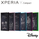 Xperia X Compact SO-02J エクスペリアXコンパクト ケース/カバー Disney ディズニーキャラクター ハイブリッドケース レイアウト RT-RDXPXCU