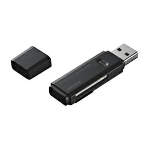 サンワサプライ USB2.0カードリーダー（ブラック）　製品型番：ADR-MSDU2BK