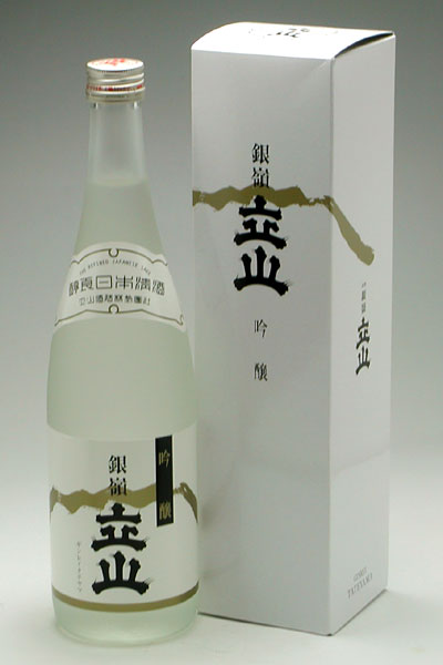 富山県の地酒 銀嶺立山 吟醸 720ml銀嶺立山の看板吟醸酒です！