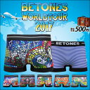 【BETONES/ビトーンズ】 ボクサーパンツ worldtour アンダーウェア パンツ メンズ下着 プレゼント 誕生日 ブランド おすすめ 【人気】 Boxer pants mens 誕生日プレゼント 男性 彼氏 ディーゼル ボクサーパンツ メンズ 父の日 ギフト gift