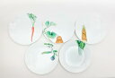 ノリタケ Noritake【ノリタケ 京香旬彩 15.5cmプレートセット(絵変り5枚) F9931A/1620-38】洋食器 丸皿 中皿 取り皿 ケーキ皿 和柄 白 ご贈答 ギフト お祝い
