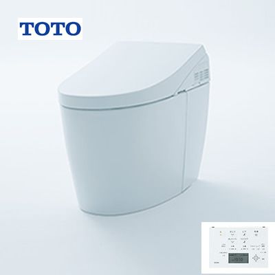 【値下げ】未使用 TOTO CES9788M #NW1 ホワイト リモデル対応 標準リモコン付き 床排水 排水芯305〜540mm 露出給水 /ウォシュレット一体型便器 ネオレストAH1 トイレ【大型宅配便Cランク】