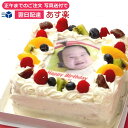 写真ケーキ(四角) 5号 生クリーム【あす楽対応定休日は不可...