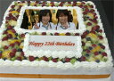 写真ケーキ(四角) 生クリーム11号【あす楽対応定休日は不可...