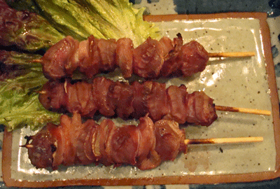 焼き上げ砂肝串5本パック(塩味）