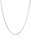 PT850 ベネチアン チェーン ネックレス 0.7φ 2.0g 45cm 日本製 プラチナ メンズ レディース ユニセックス