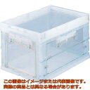 TRUSCO α折りたたみコンテナ 50L 扉付 透明 CRS50T
