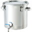 日東 ステンレスタンク ストレート密閉タンク(ボールバルブ付) 25L CTHV33