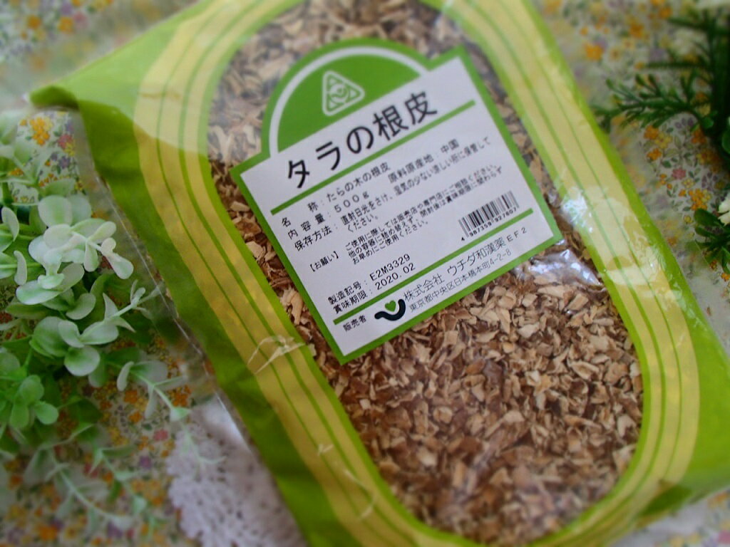 タラの根皮 （ウチダ和漢薬）500g×1袋 【タラ茶】...:koukandosaga:10001888