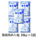 業務用 あら塩 10kg×5袋 宅配便 送料無料 塩 ソルト 調味料 海塩 岡山県産 粗塩 漬物