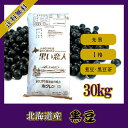 北海道産 黒豆 30kg/新物29年産 宅配便 送料無料 新...