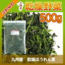 乾燥ほうれん草 500g〔チャック付〕/九州産 乾燥野菜 ホウレン草 メール便 送料無料 チャック付 九州産 国産 ボイル済み 保存食 時間短縮 スープ こわけや