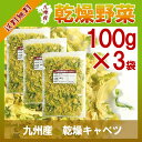 乾燥キャベツ100g×3〔チャック付〕/九州産 乾燥野菜 きゃべつ
