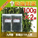 乾燥ほうれん草 100g×2〔チャック付〕/九州産 乾燥野菜 ホウレン草 メール便 送料無料 チャック付 九州産 国産 ボイル済み 保存食 時間短縮 スープ こわけや
