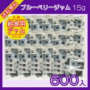 ブルーベリージャム 15g×600袋 宅配便 送料無料 ジャ...